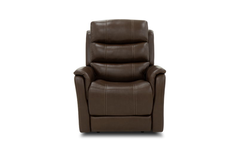 Mooresville - Triple Power Zero Gravity Recliner With Headrest & Lumbar System & Air Massage System - Coffee