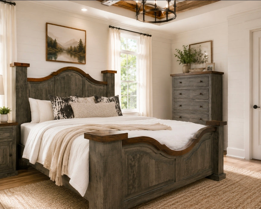 Alamo Grey 5 pc King Bedroom Group