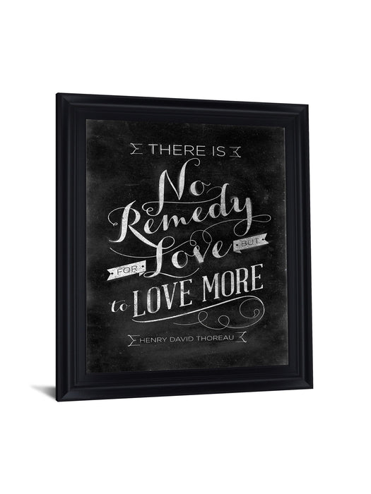 Chalk Wisdom - 28" x 34" Framed Wall Art - Black