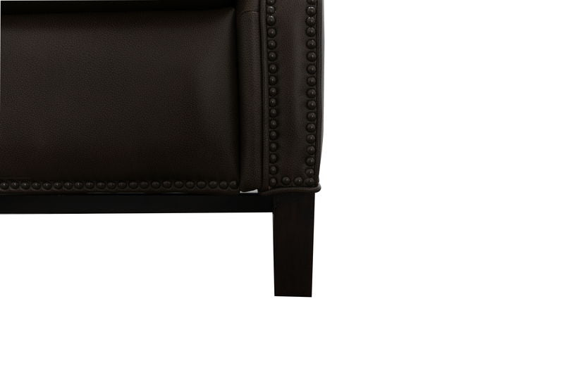 Thornfield - Push Thru The Arm Recliner - Mousse