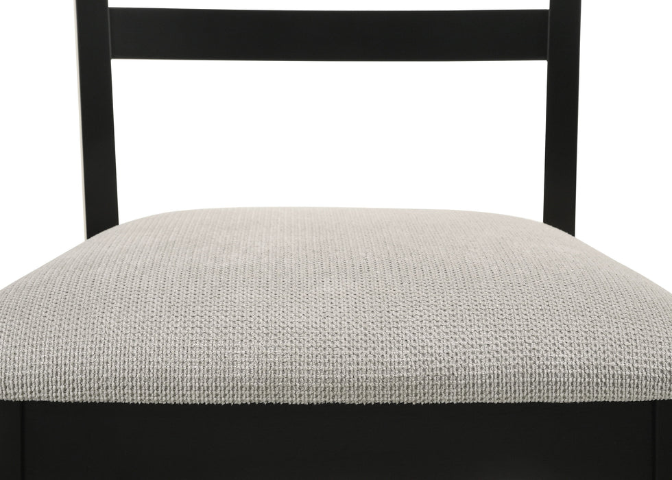 Folio - Side Chair (Set of 2) - Black / Gray