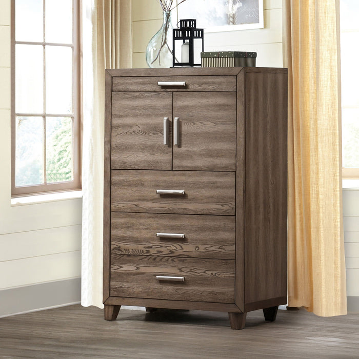 Harrisburg - Door Chest - Walnut