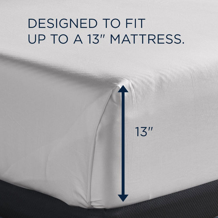 Linens - Tempur Luxe Egyptian Cotton Sheet Set - White