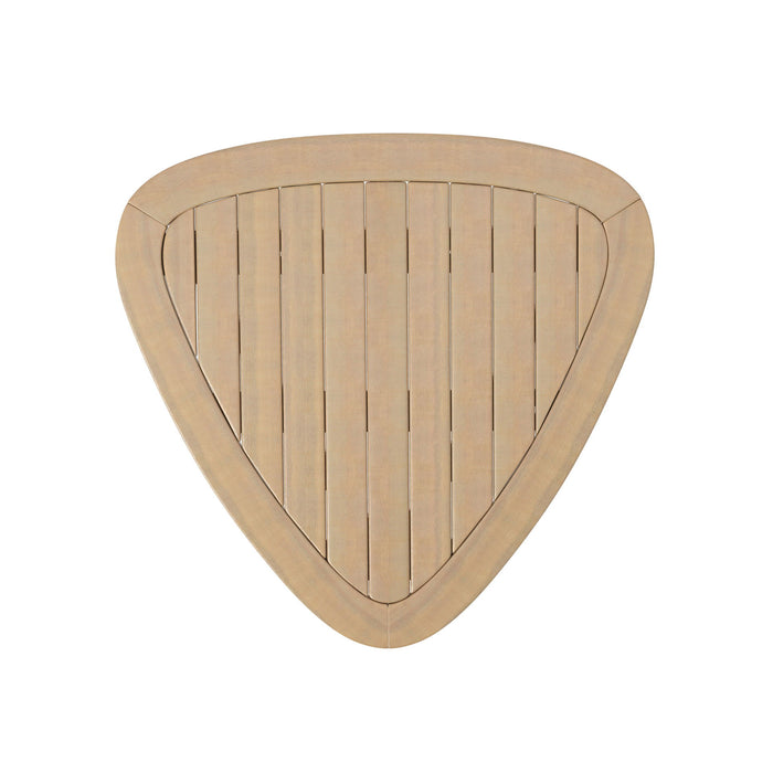 Radius - Patio End Table - Light Brown