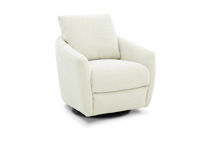 Morrow - Single Power Swivel Recliner With Power Footrest Only - Pearl