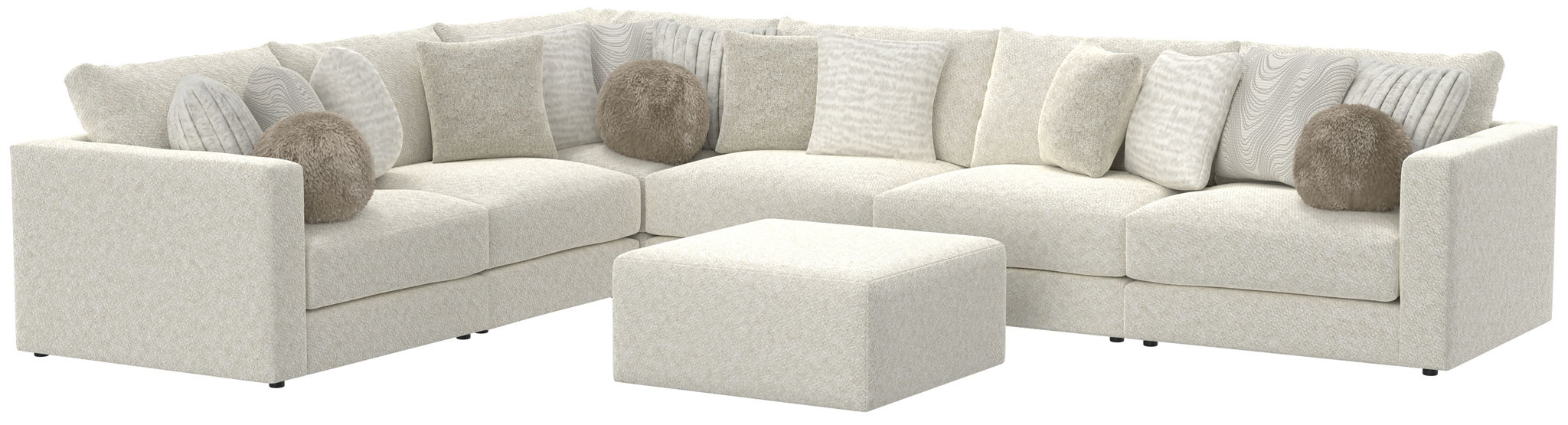 Ritzy - Modular Sofa And Included Cocktail Ottoman
