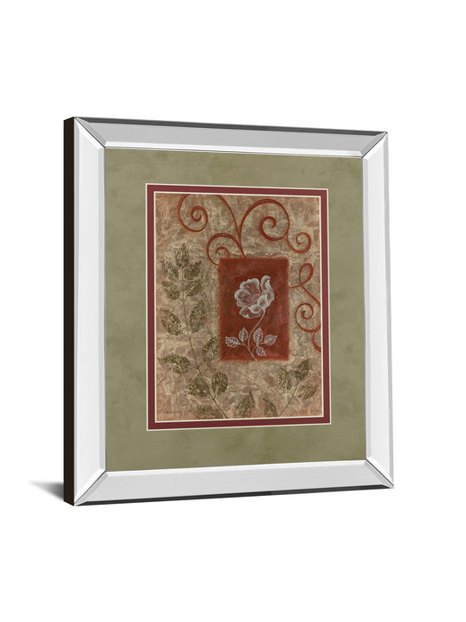 Verdant Blossom - 34" x 40" Framed Wall Art - Dark Green