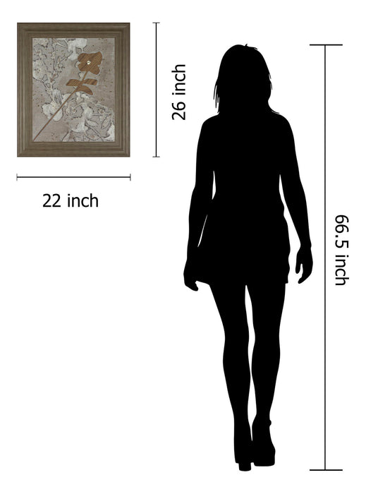 Lift Me I By Miller - Framed Print Wall Art - Beige