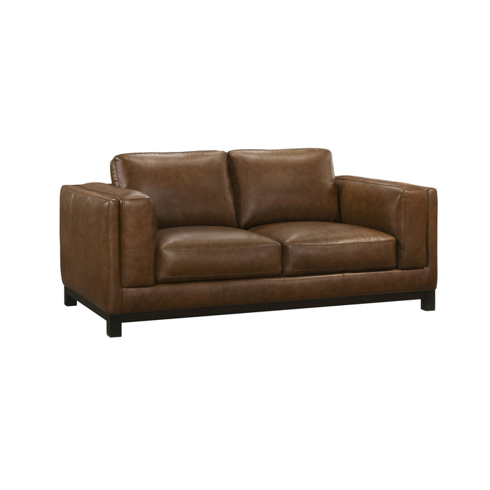 Sayer - Loveseat - Brown