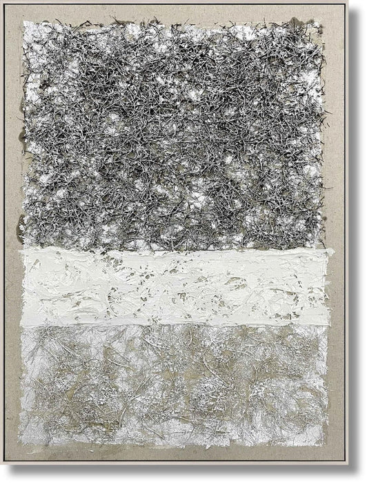 Tundra Texture Layers - 36" x 48" Framed Wall Art