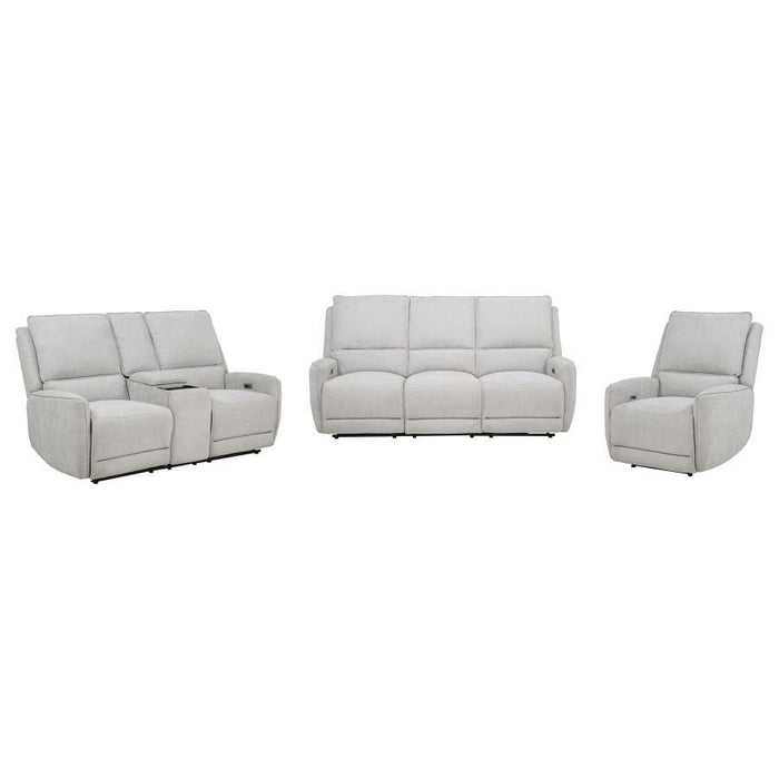 Sylmar - Chenille Power Reclining Sofa Set