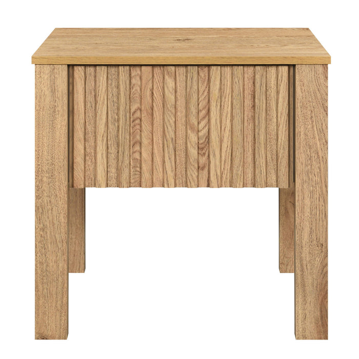 Thayer - One Drawer End Table/Bedside Table - Natural