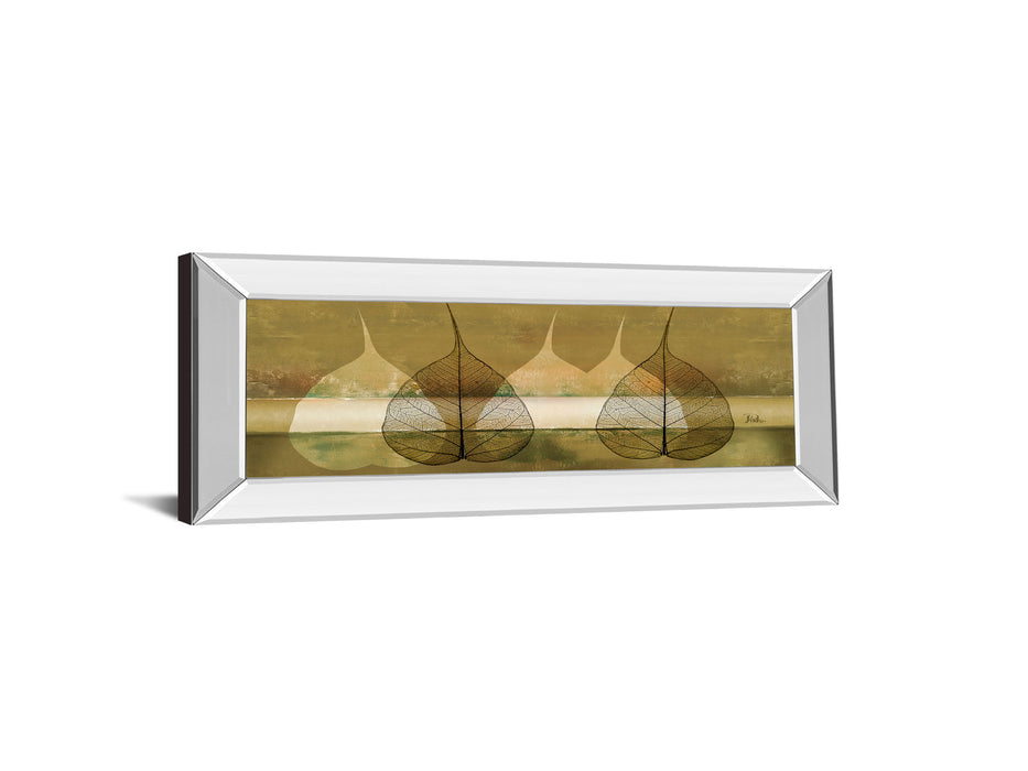 Less Is More III By Patricia Pinto - Mirror Framed Print Wall Art - Beige