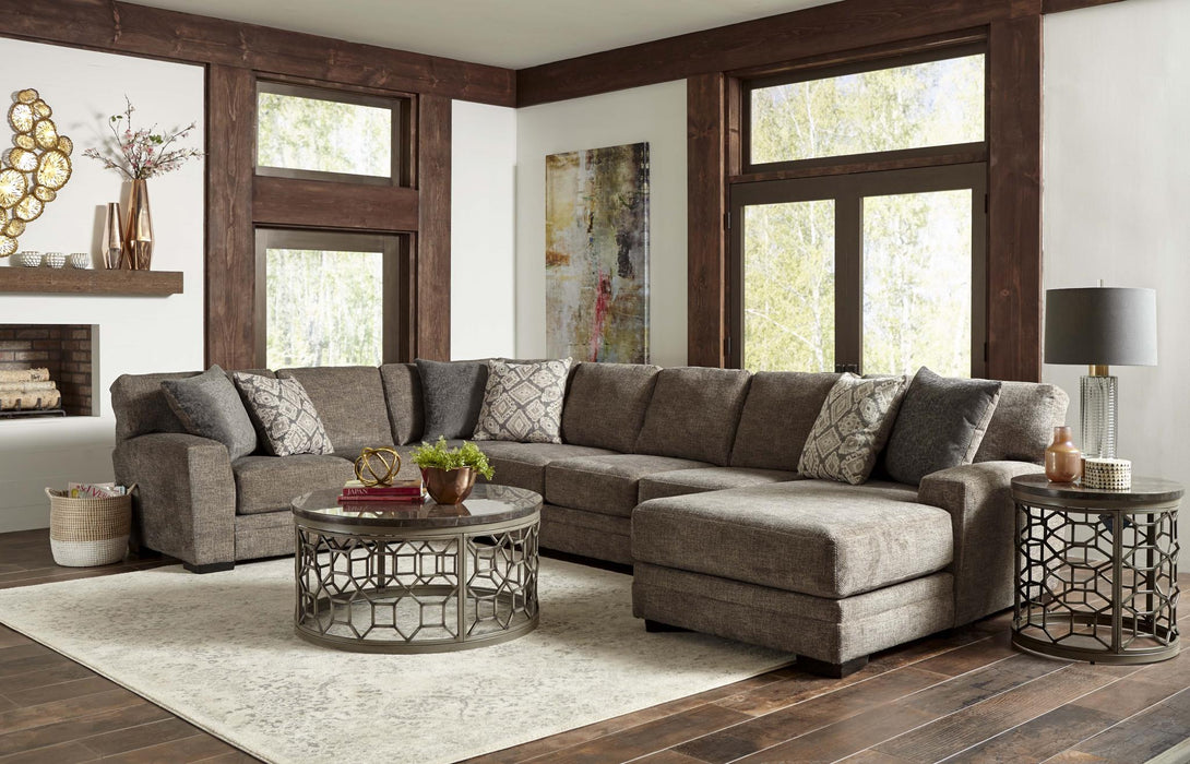 0969 Nova Stone 3pc Chaise Sectional