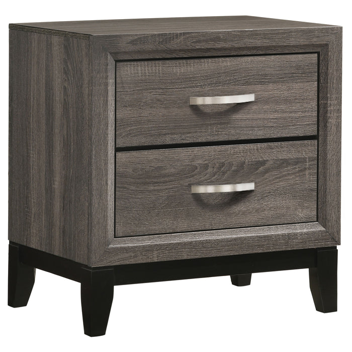 Watson Five-piece Queen Bedroom Set Grey Oak