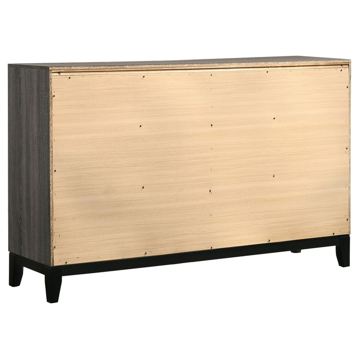 Watson Five-piece Twin Bedroom Set Grey Oak