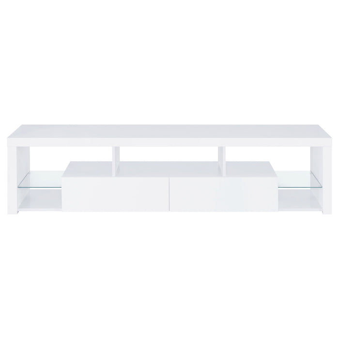 Jude 3-piece 71-inch TV Entertainment Center White High Gloss