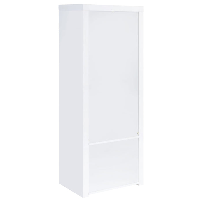 Jude 3-piece 71-inch TV Entertainment Center White High Gloss