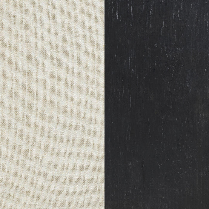 Alana Upholstered Dining Side Chair Beige Smokey Black (Set of 2)
