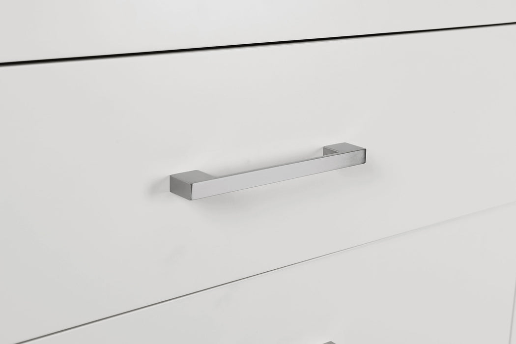 Jessica 6-drawer Dresser with Mirror Snow White
