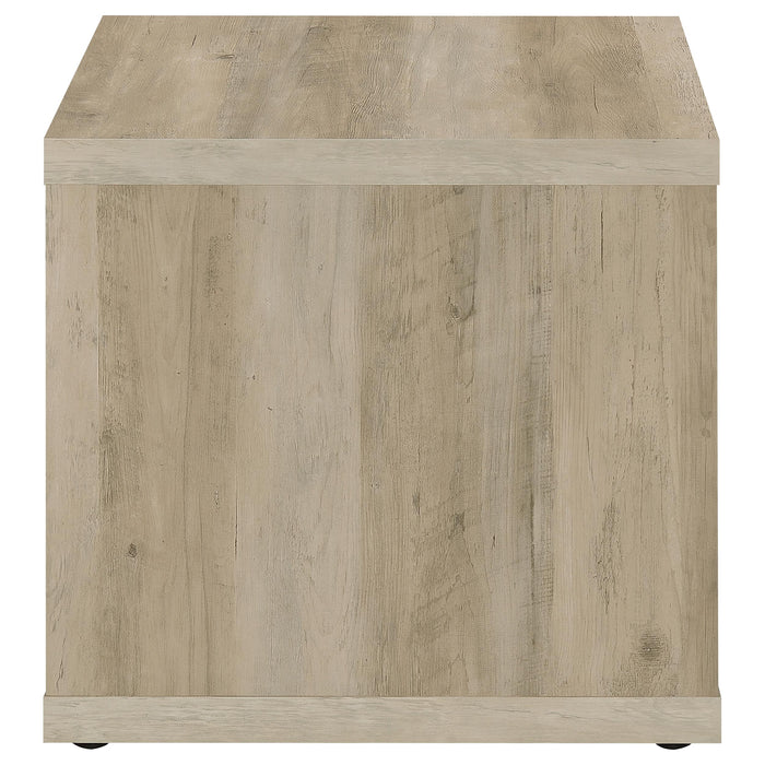 Frisco 2-piece Coffee and End Table Set Distressed Pine
