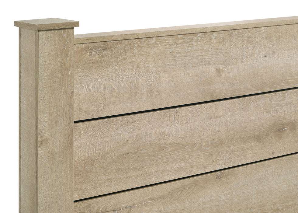 Oakglen 4-piece California King Bedroom Set Weathered Oak