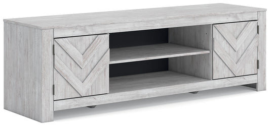 Cayboni LG TV Stand w/Fireplace Option