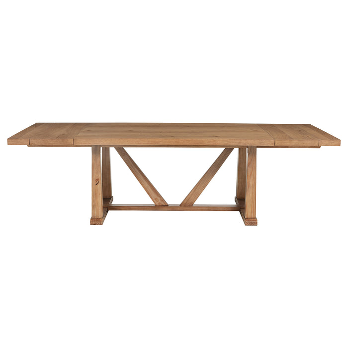 Middleton 7-piece Extension Leaf Dining Set Natural Brown