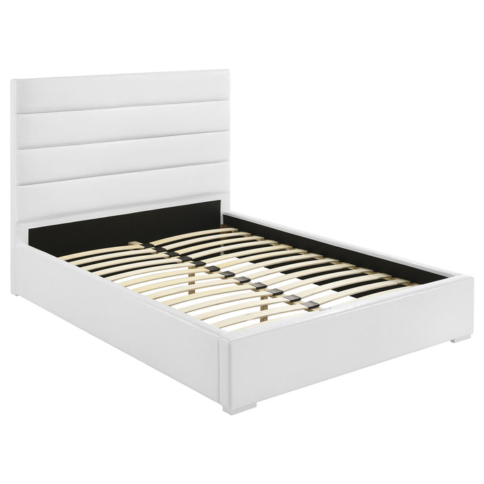 Felicity 53-inch Upholstered Twin Platform Bed White