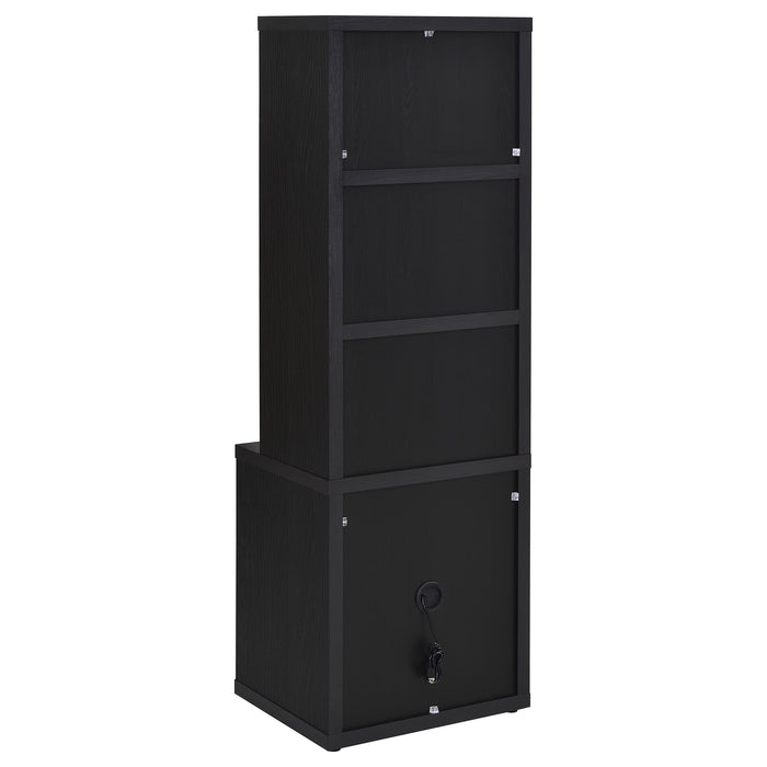 Westpark 3-piece Twin Bedroom Set Bookcase Headboard Black