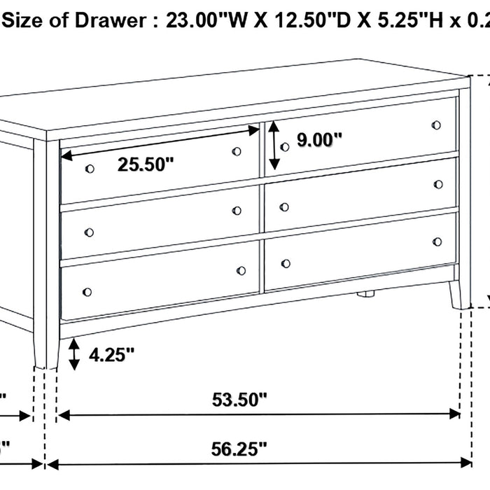 Carlton 4-piece Queen Bedroom Set Cappuccino