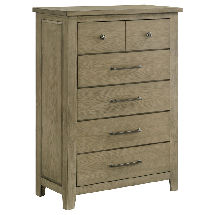 Hazlewood 5-piece Queen Bedroom Set Vineyard Oak
