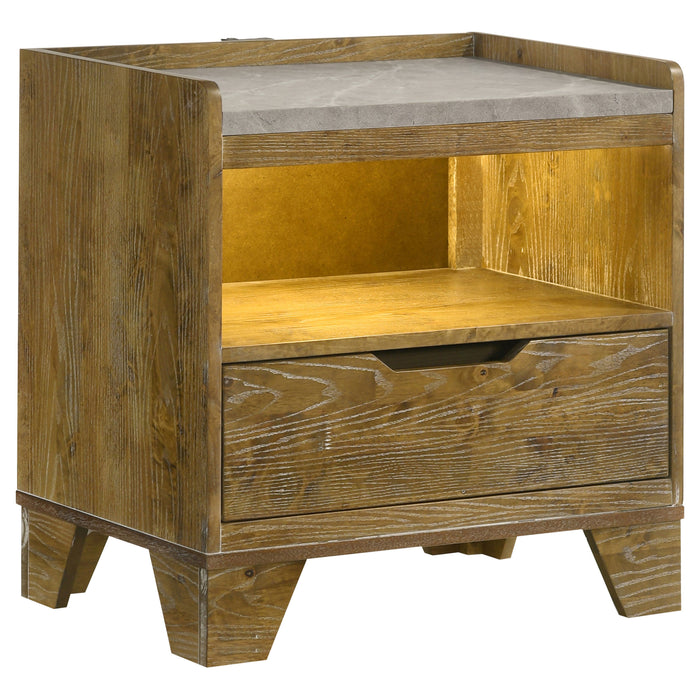 Henderson 5-piece Queen Bedroom Set Medium Oak