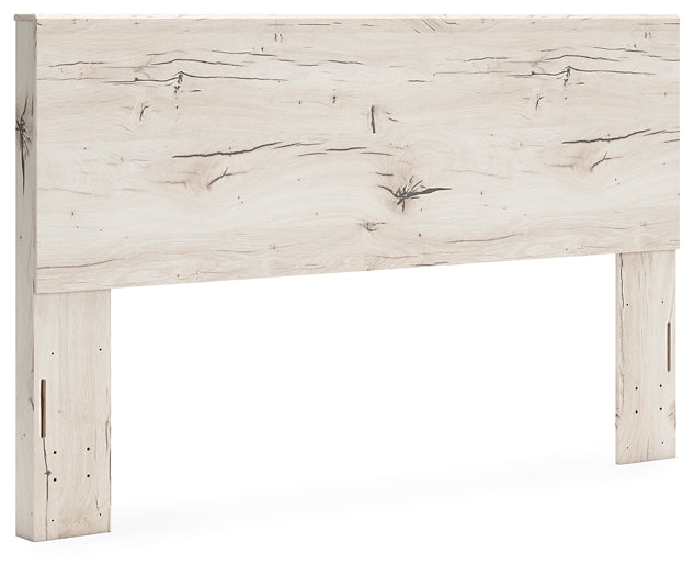 Lawroy King Panel Headboard with Mirrored Dresser