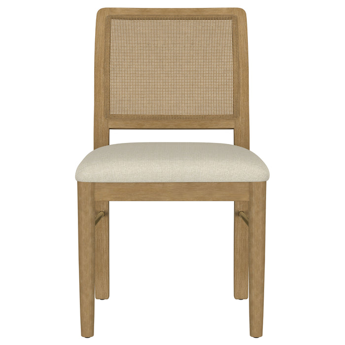 Arini 7-piece Round Dining Room Table Set Sand Wash