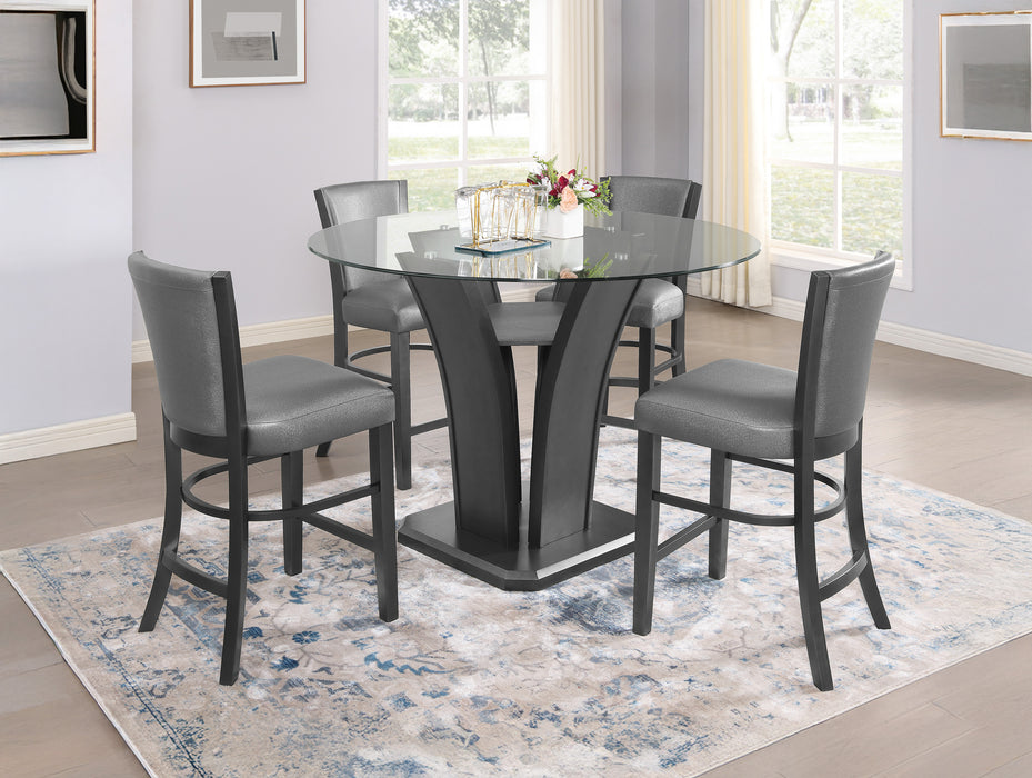 CAMELIA COUNTER HEIGHT TABLE GLASS 10MM