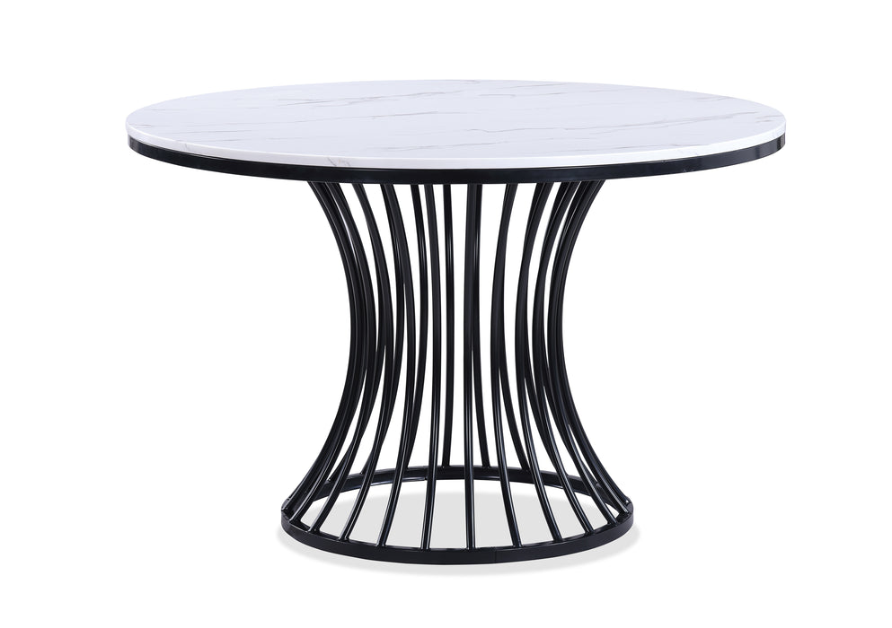 HADLEY FAUX MARBLE ROUND TABLE TOP