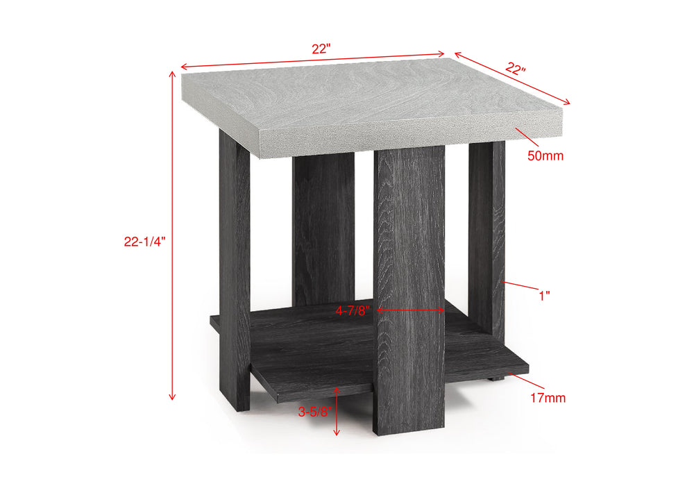 BORIS 3-PK COCKTAIL SET-FAUX MARBLE