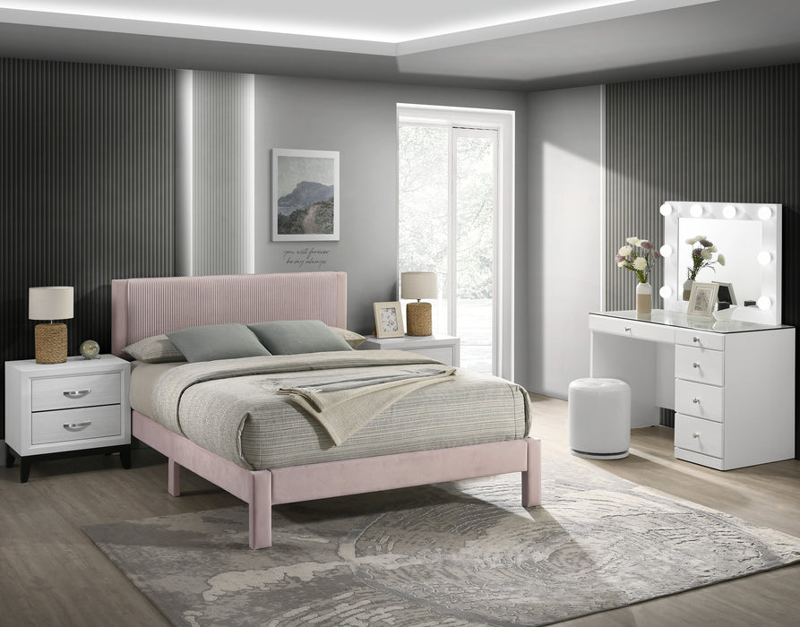 LUCIA FULL BED PINK