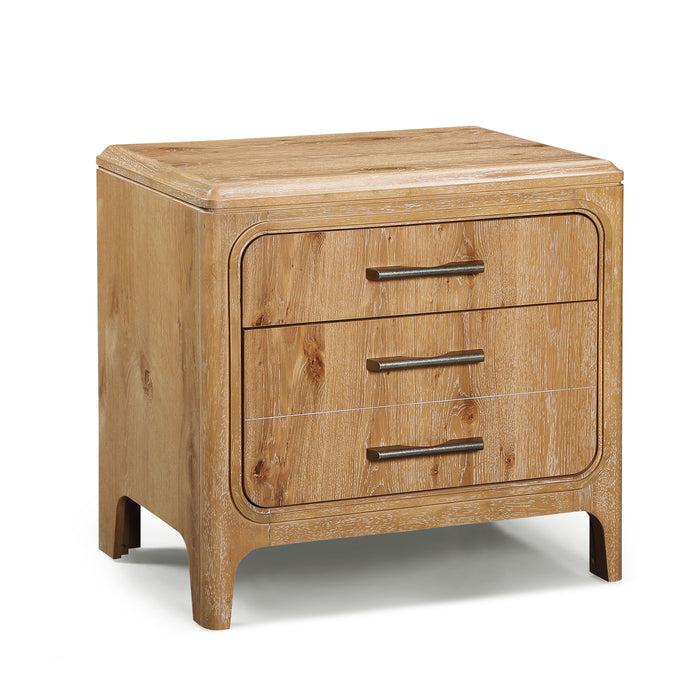 WESTCOTT NIGHT STAND-CERUSED NATURAL