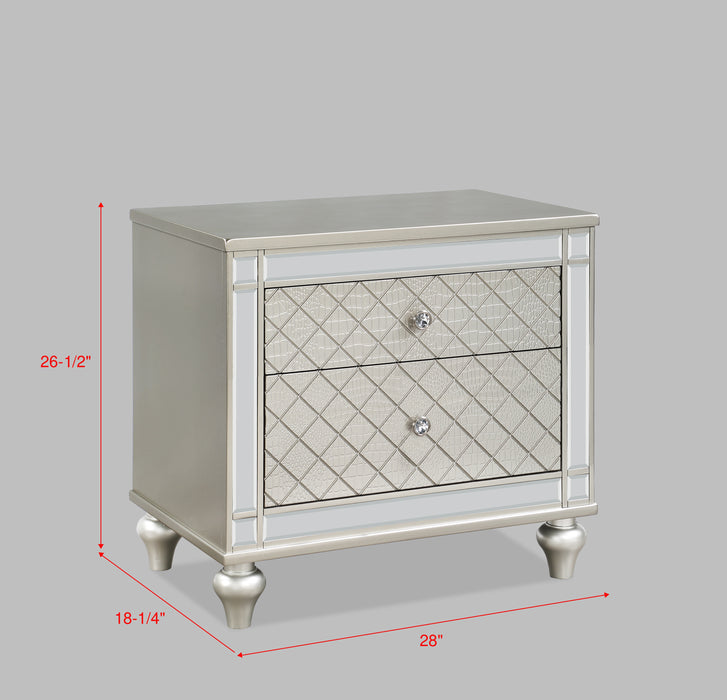 CRISTIAN NIGHT STAND CHAMPAGNE