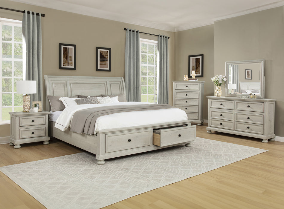 CLARIBELLE DRESSER MIRROR-WHITE