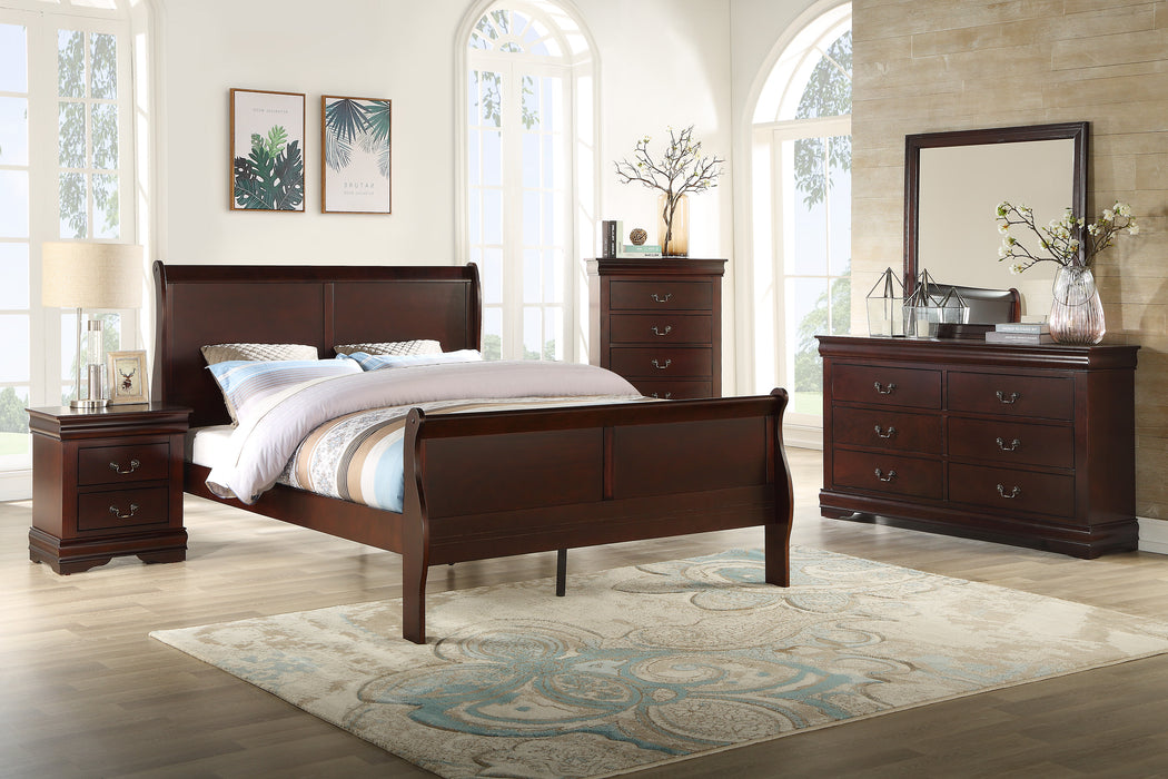 LOUIS PHILIP DRESSER MIRROR CHERRY