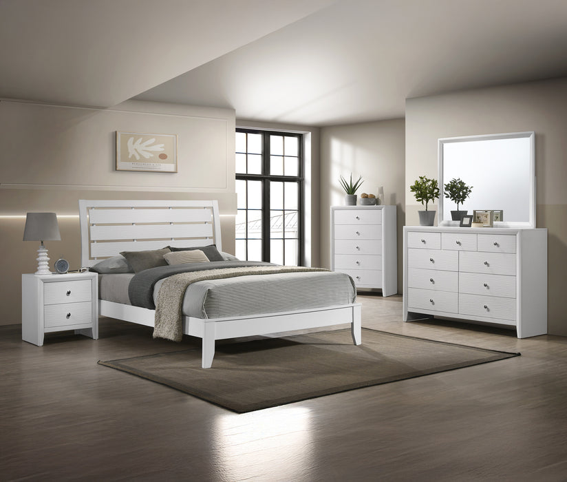 EVAN DRESSER MIRROR WHITE