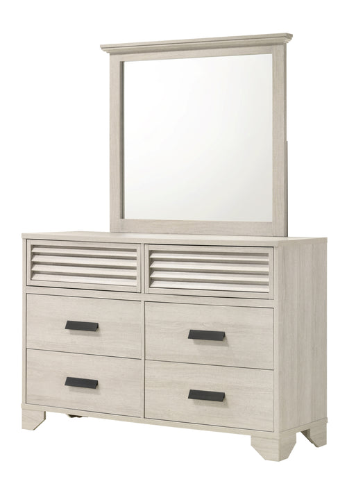 SARTER DRESSER MIRROR - WHITE