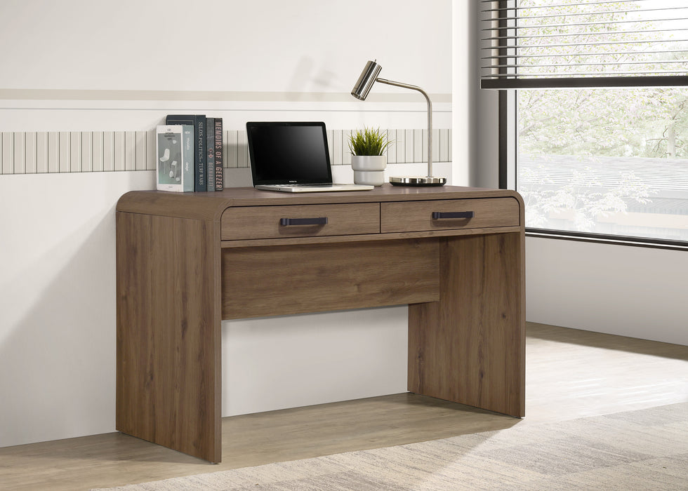 NYOMI WRITING DESK - LIGHT BROWN