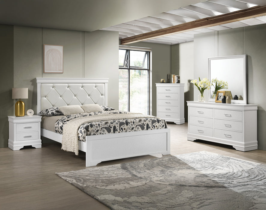 AMALIA DRESSER MIRROR WHITE