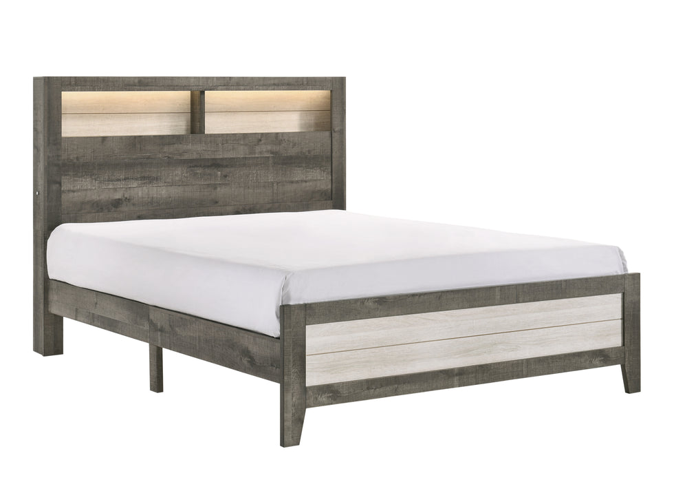 RHETT QUEEN PLATFORM BED IN 1 BOX