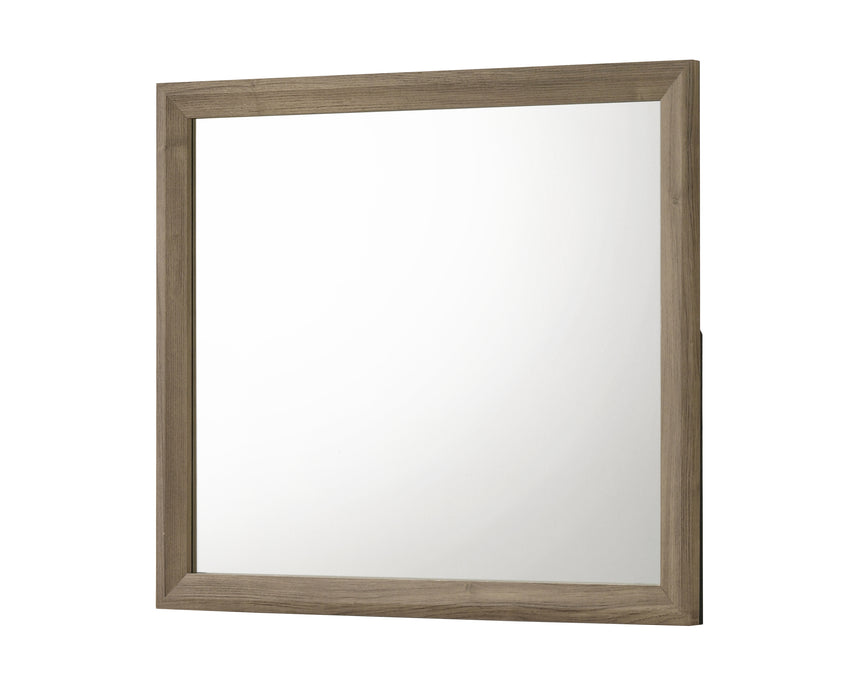 VALOR DRESSER MIRROR-LIGHT BROWN