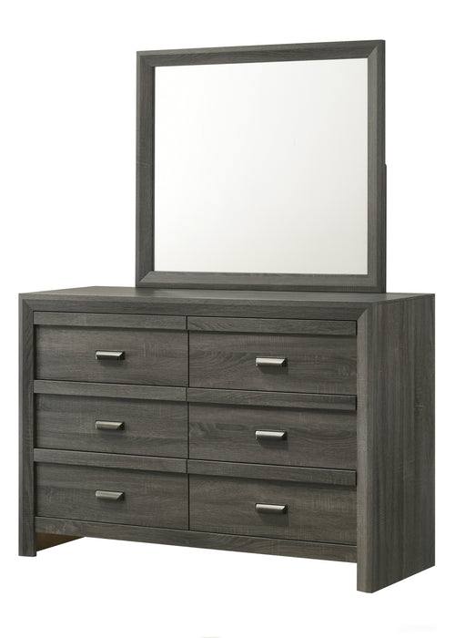 VALOR DRESSER MIRROR-GREY